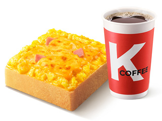 [自助餐饮]-肯德基-滑蛋乳酪云朵汤种吐司+满杯生椰拿铁(中|冰)/满杯生椰拿铁