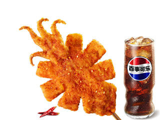[自助餐饮]-肯德基-超酥大鱿鱼1串+可乐