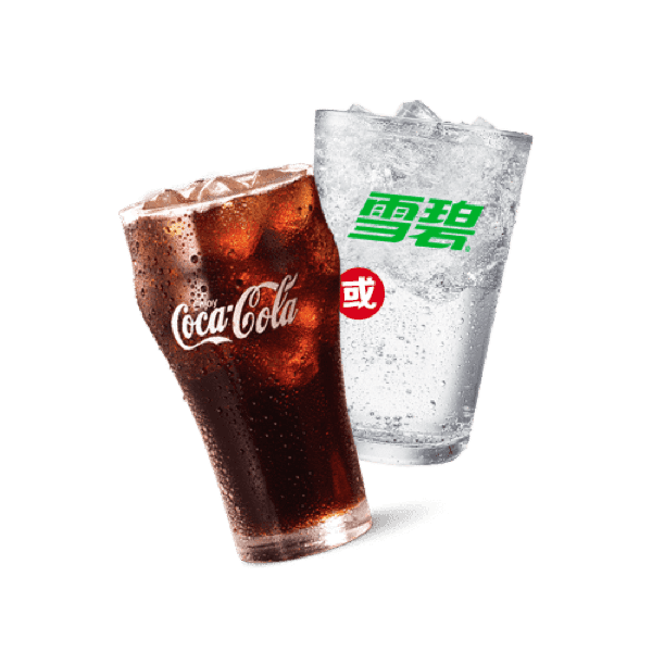 [餐饮自助]-麦当劳-可乐/雪碧/无糖可乐大杯送圆筒