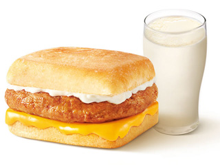 [自助餐饮]-肯德基-芝士猪柳蛋帕尼尼+豆浆