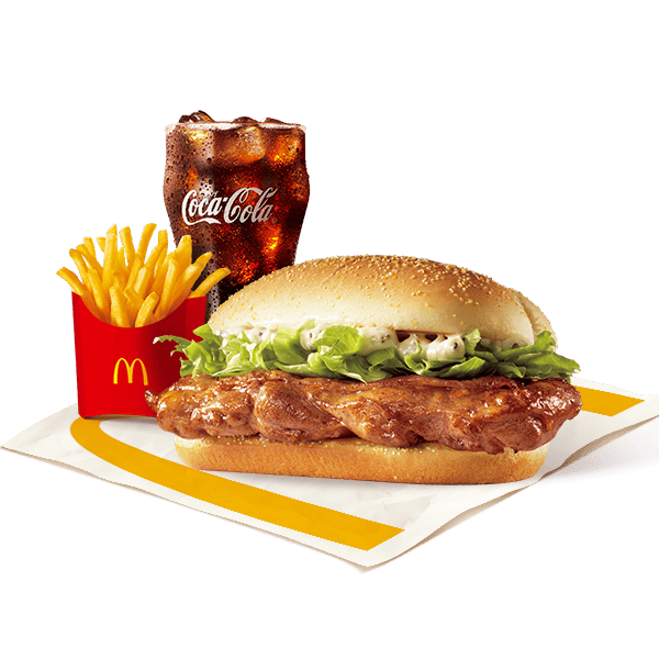 [自助餐饮]-麦当劳-板烧鸡腿汉堡+小薯条+小可乐(溢价餐厅)