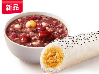 [自助餐饮]-肯德基-【新品】腊八粥+肉酥油条饭团