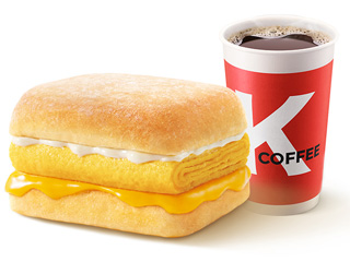 [自助餐饮]-肯德基-芝士厚蛋烧帕尼尼+满杯生椰拿铁(中|冰)/满杯生椰拿铁