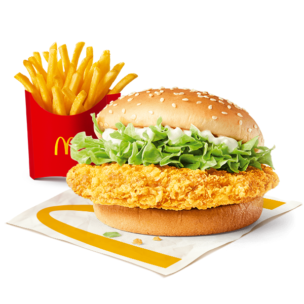 [自助餐饮]-麦当劳-辣堡+中薯条