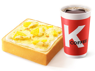 [自助餐饮]-肯德基-乳酪花生云朵汤种吐司+满杯生椰拿铁(中|冰)/满杯生椰拿铁(中)