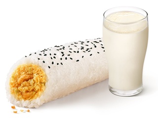 [自助餐饮]-肯德基-肉酥油条饭团+牛奶