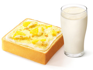 [自助餐饮]-肯德基-乳酪花生云朵汤种吐司+牛奶