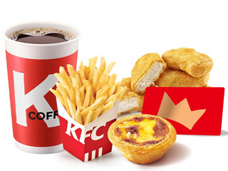 [自助餐饮]-肯德基-小薯条蛋挞【下午茶】